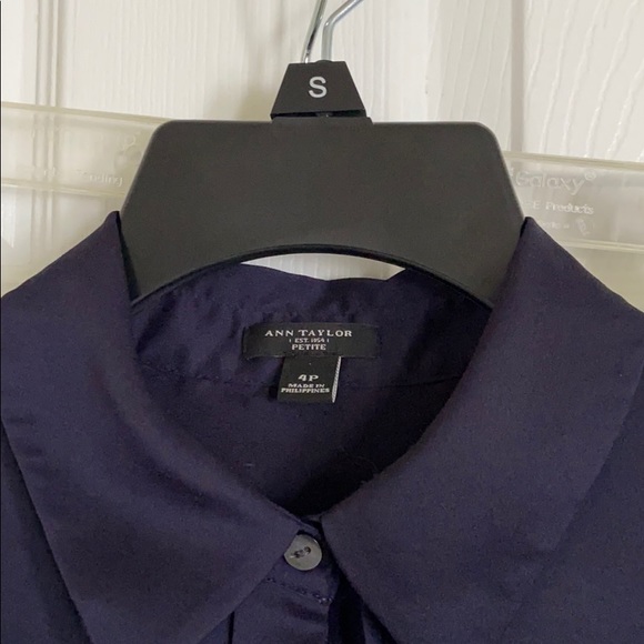 Blue button down blouse - Picture 2 of 3